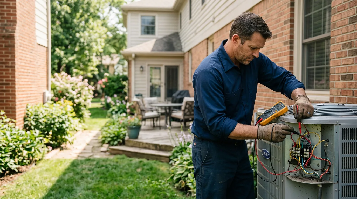 HVAC technician working near Wakefield, MI